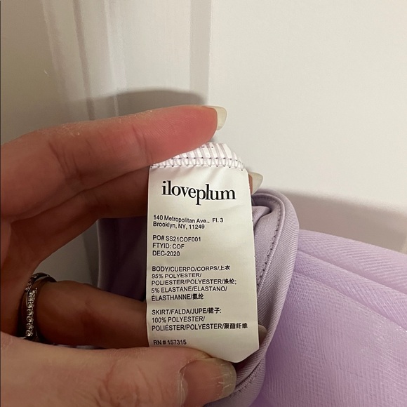 NWT iloveplum B.A.E. Lavender Tutu Dress, Size 6-12M - Picture 8 of 8